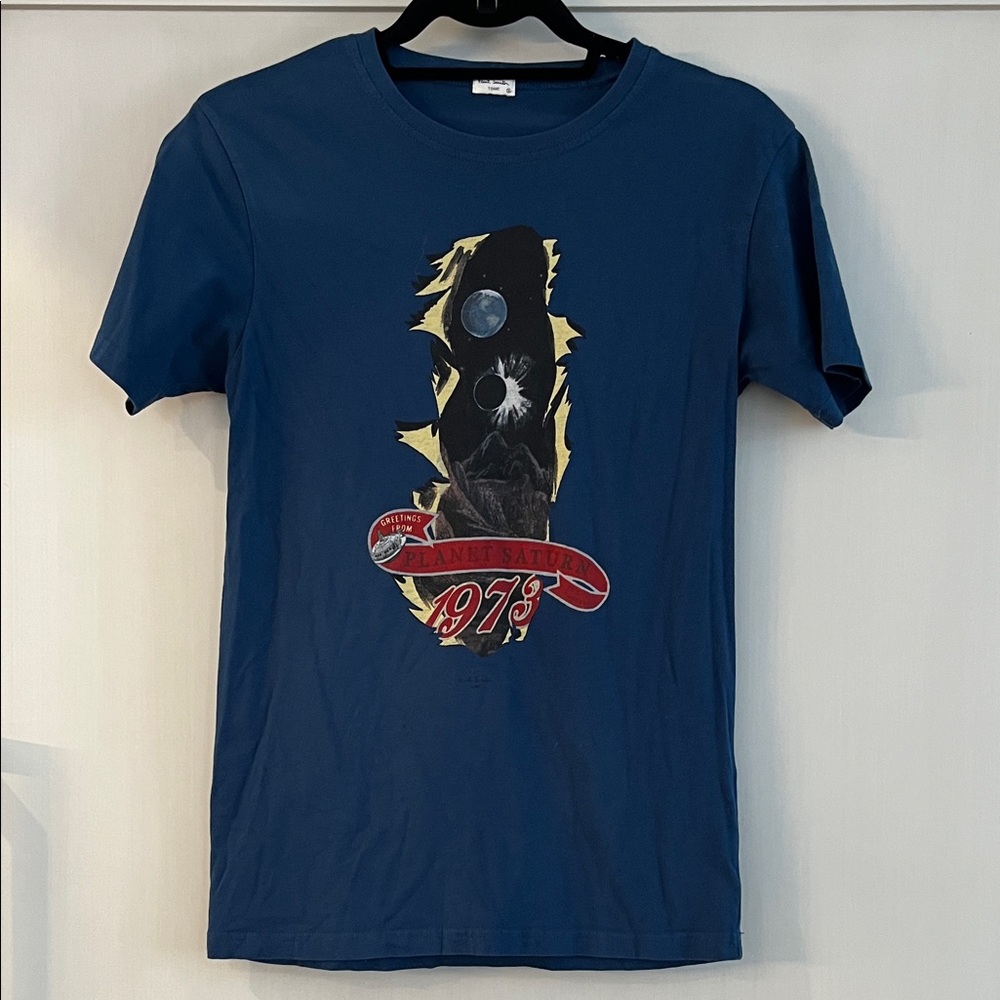 Paul Smith Dark Blue “Greetings From Saturn 1973” Graphic Tee